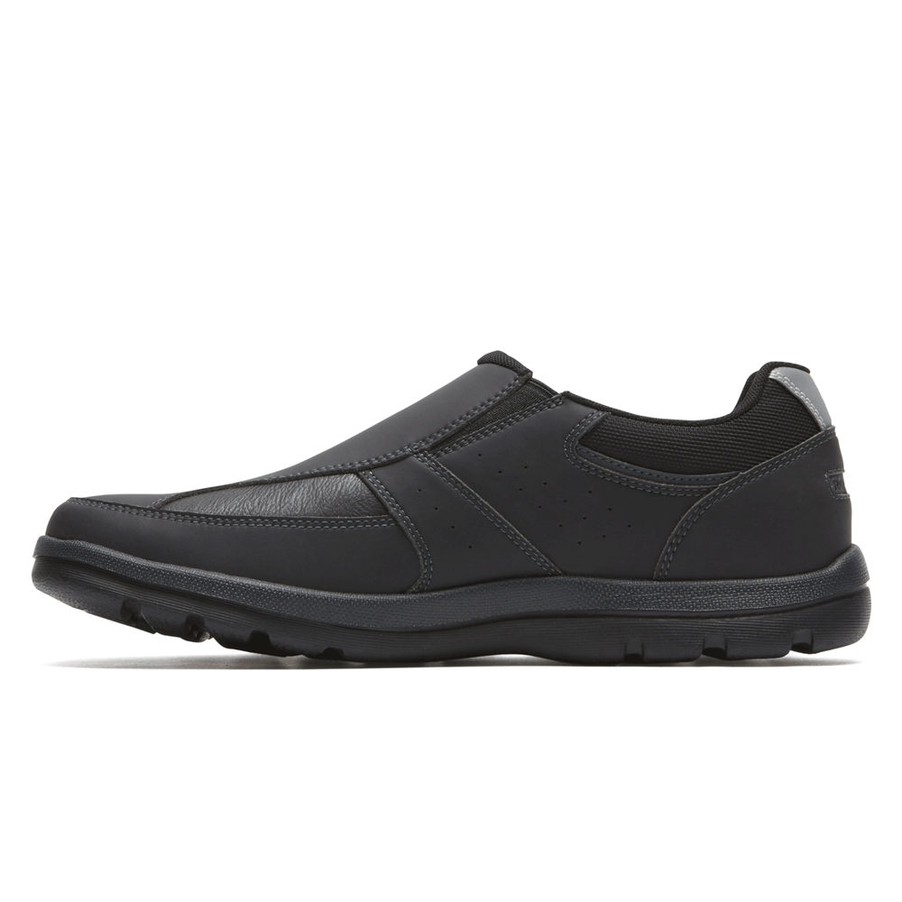 Rockport Mens Slip-On Black - Get Your Kicks - UK 140-IAQKXS